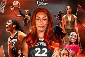 创造历史！阿贾·威尔逊连续三个赛季获得MVP WNBA历史首人！
